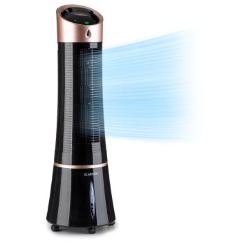 Klarstein Skyscraper Ice, răcitor de aer 4 în 1, ventilator, umidificator, filtru de aer, 210 m³ / h, 6 litri, 30 W, 3 viteze, oscilație, ionizator, temporizator, telecomandă, mobil