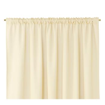 Draperie AmeliaHome Pleat, 140 x 250 cm, bej deschis