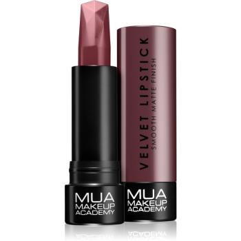 MUA Makeup Academy Velvet Matte ruj mat culoare Diva 3.5 g
