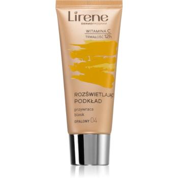 Lirene Vitamin C machiaj lichid lucios pentru un efect de lunga durata culoare 04 Tanned 30 ml