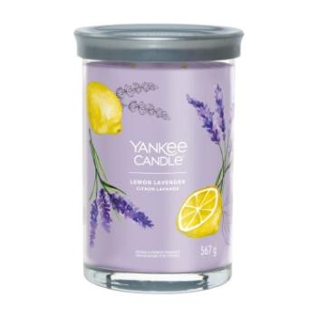 Yankee Candle Lumânare aromatică Signature pahar mare Lemon Lavender 567 g