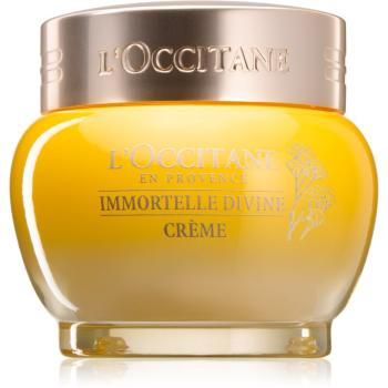 L’Occitane Immortelle Divine Crème crema de fata împotriva îmbătrânirii pielii 50 ml
