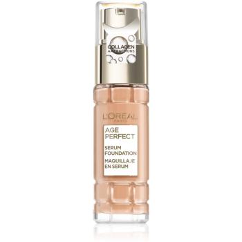L’Oréal Paris Age Perfect Serum Foundation make up pentru ten matur culoare 180 - Golden Beige 30 ml