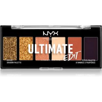 NYX Professional Makeup Ultimate Edit Petite Shadow paletă cu farduri de ochi culoare 06 Utopia 6x1.2 g