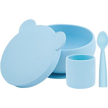 Minikoioi Dining Set BLW I serviciu de masă Mineral Blue