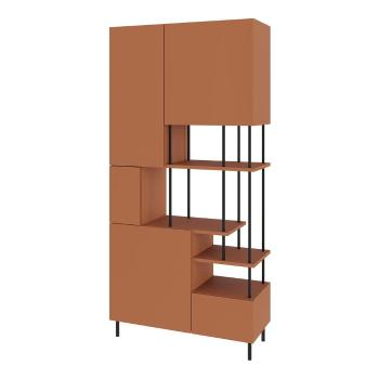 Bibliotecă cărămizie 84x175 cm Perla – Marckeric