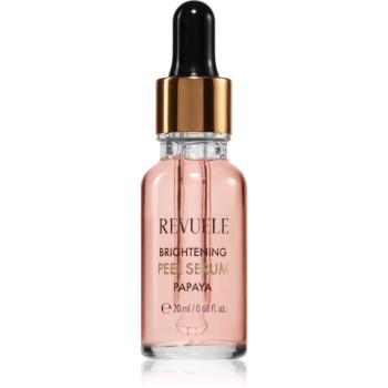 Revuele Brightening Papaya Peel Serum ser exfoliant de netezire pentru o piele mai luminoasa 20 ml