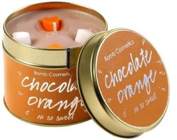 Bomb Cosmetics Lumânare într-o doză metalică Chocolate Orange