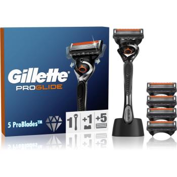 Gillette ProGlide aparat de ras cu suport + lame de rezervă 4 buc