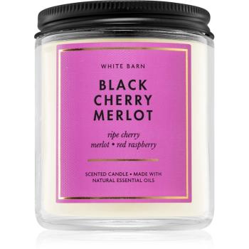 Bath & Body Works Black Cherry Merlot lumânare parfumată 198 g