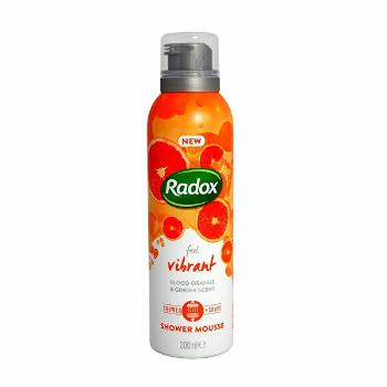 Radox Duș Vibrant de (Shower Mousse) 200 ml