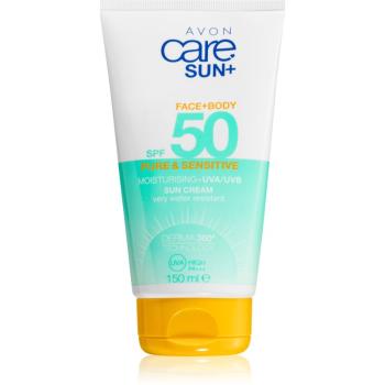 Avon Care Sun + lapte de corp pentru soare rezistent la apa SPF 50 150 ml