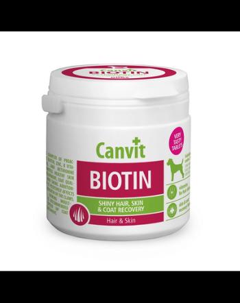 CANVIT Biotin For Dogs Supliment pentru caini, pentru piele, blana si gheare 100g