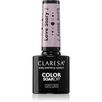 Claresa SoakOff UV/LED Color Love Story lac de unghii sub forma de gel culoare 2 5 g