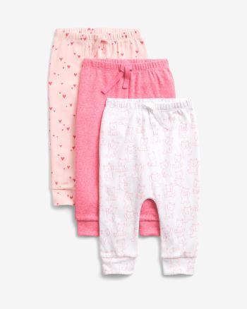 GAP Pantaloni de trening pentru copii 3 buc Roz