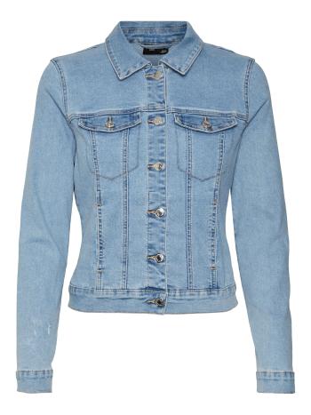 Vero Moda Jachetă denim pentru femei VMLUNA 10279492 Light Blue Denim XS