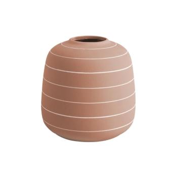 Vază din ceramică PT LIVING Terra, ⌀ 16,5 cm, cărămiziu