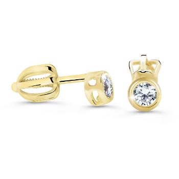Cutie Diamonds CerceiMinimalisti din aur galben cu diamante  DZ62231-30-00-X-1