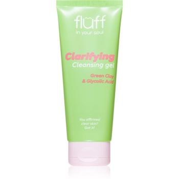 Fluff Clarifying gel de curatare facial cu argila 100 ml