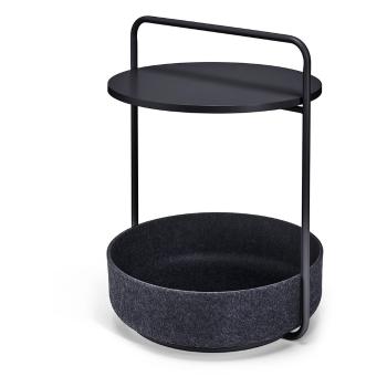 Măsuță auxiliară rotundă ø 50 cm Tavolino Black – MiaCara