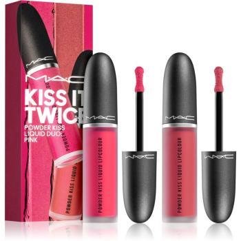 MAC Cosmetics Kiss It Twice set cadou Pink (de buze) culoare