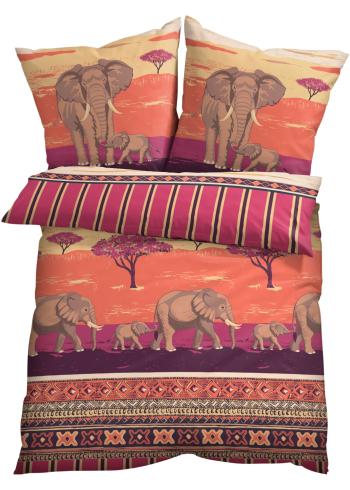 Lenjerie de pat cu elefanţi