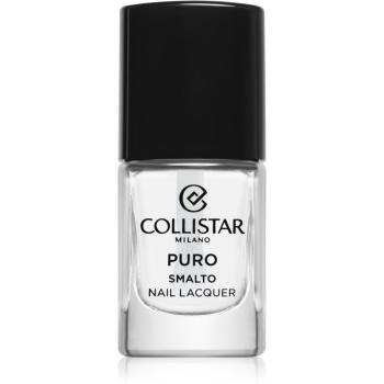 Collistar Puro Long-Lasting Nail Lacquer lac de unghii cu rezistenta indelungata culoare 301 Cristallo Puro 10 ml