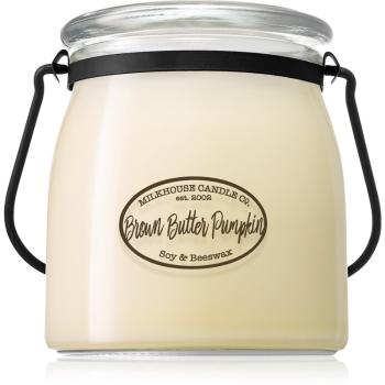 Milkhouse Candle Co. Creamery Brown Butter Pumpkin lumânare parfumată  Butter Jar 454 g