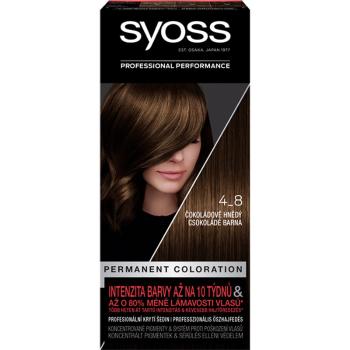 Syoss Permanent Coloration Culoare permanenta pentru par culoare 4-8 Chocolate Brown