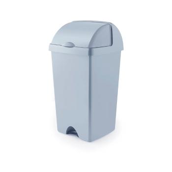 Coș de gunoi din plastic reciclat Addis Eco Range, 50 l, gri