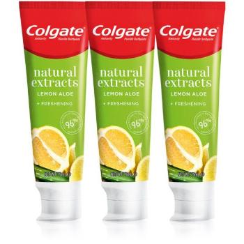 Colgate Pastă de dinți cu extracte naturale Naturals Lemon Trio 3 x 75 ml