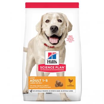 Pachet 2 x Hill's SP Canine Adult Light Large Breed Pui, 14 Kg