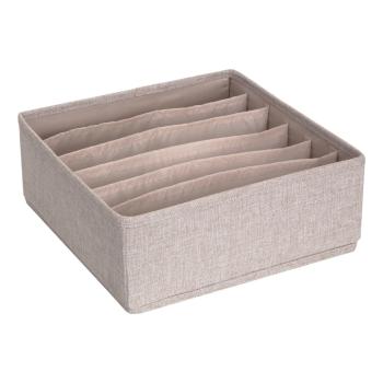 Organizator de sertare cu compartimente Bigso Box of Sweden Drawer, 29 x 11 cm, bej