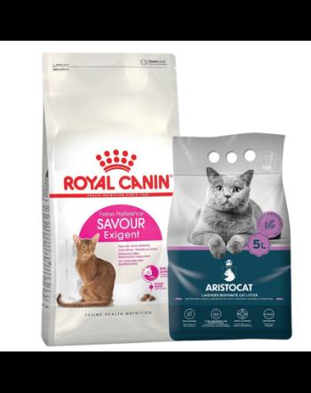 ROYAL CANIN Exigent Savour hrana uscata pisica pentru apetit capricios 35/30 10 kg + ARISTOCAT Nisip pentru litiera pisicilor, din bentonita cu lavanda 5 l GRATIS