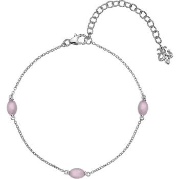 Hot Diamonds Brățară de argint pentru născut în octombrie Anais cuarț roz AB010