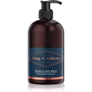 King C. Gillette Beard & Face Wash șampon pentru barbă 350 ml