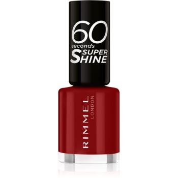 Rimmel 60 Seconds Super Shine lac de unghii culoare 713 Strawberry Fizz 8 ml