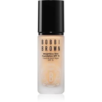 Bobbi Brown Weightless Skin Foundation SPF 15 Mini machiaj matifiant de lungă durată cu efect de hidratare culoare Warm Natural 13 ml