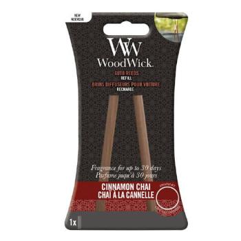 WoodWick Bețișoare de rezervă aromate pentru mașină Cinnamon Chai(Auto Reeds Refill)