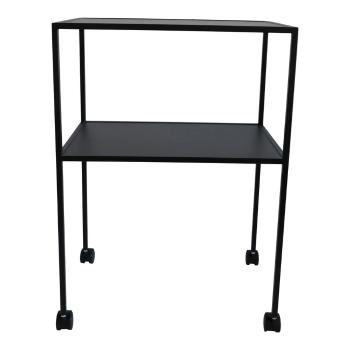 Măsuță de servire cu roți din metal 40x60 cm Trolly – Spinder Design