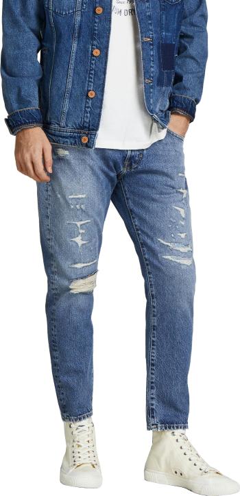 Jack&Jones Blugi pentru bărbați JJIFRANK Tapered Fit 12205005 Blue Denim 29/32