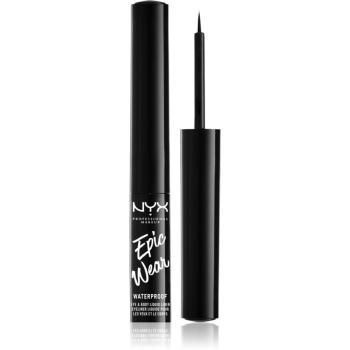 NYX Professional Makeup Epic Wear Liquid Liner tuș lichid pentru ochi, cu efect mat culoare 01 Black 3.5 ml