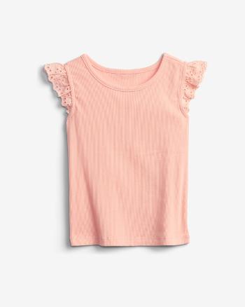 GAP Lace-Trim Bluză pentru copii Roz