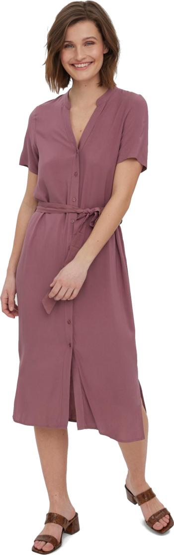 Vero Moda Rochie de damă VMVICA Regular Fit 10258464 Rose Brown XS