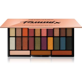 Makeup Revolution Tammi Tropical Paradise paletă cu farduri de ochi 20 x 0,95 g + 3 x 1.1 g