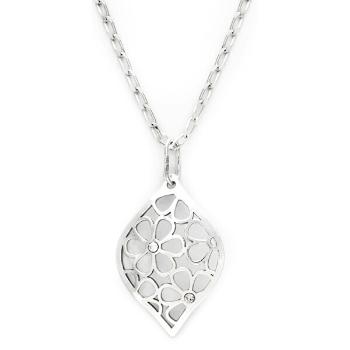 Praqia Jewellery Colier elegant din argint cu cristale KO1752_FI040_50 (lanț, pandantiv)