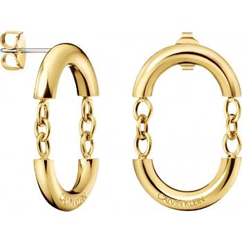 Calvin Klein Cercei elegant placați cu aur Dangle KJ9ZJE100100