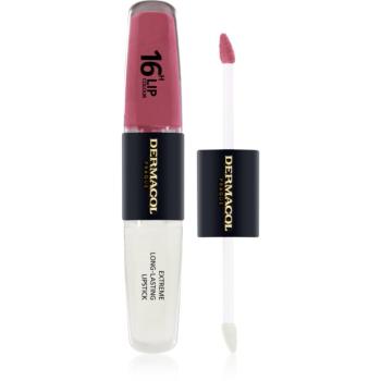 Dermacol 16H Lip Colour ruj rezistent si luciu de buze. culoare 28 2x4 ml