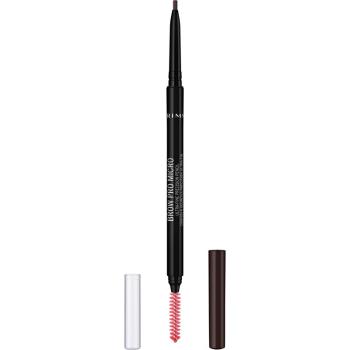 Rimmel Brow Pro Micro creion pentru sprancene culoare 003 Dark Brown 0.09 g