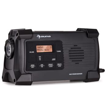 Auna Patagonia DAB+ Radio în aer liber DAB / DAB+ / FM Mâner de încărcare USB SOS Alarmă impermeabilă